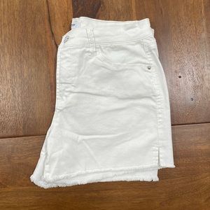 White Denim Short